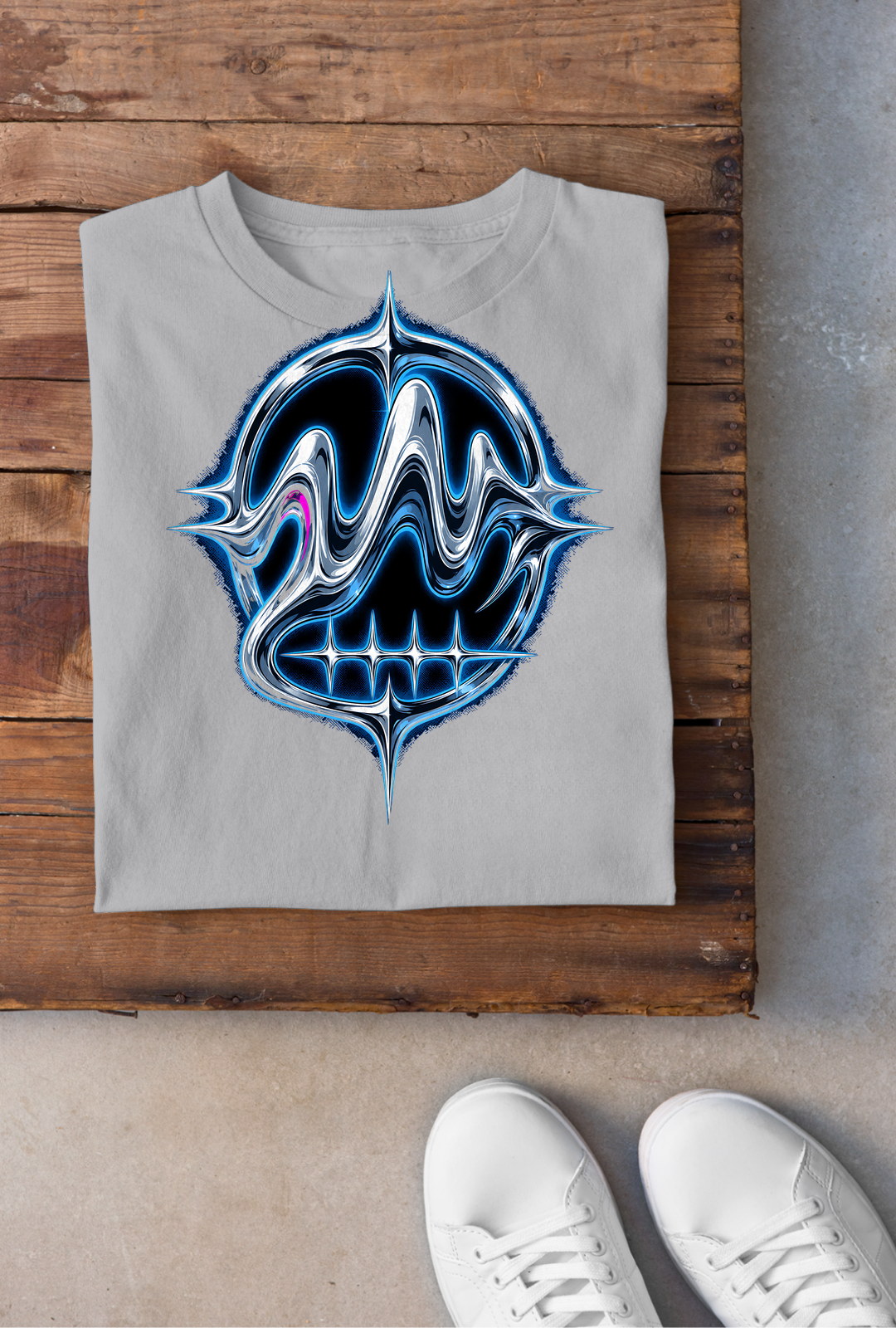 Chrome Wave Rave (Backprint)