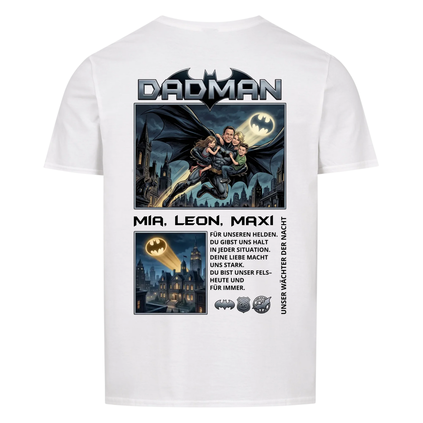 Dadman- Backprint personalisiert