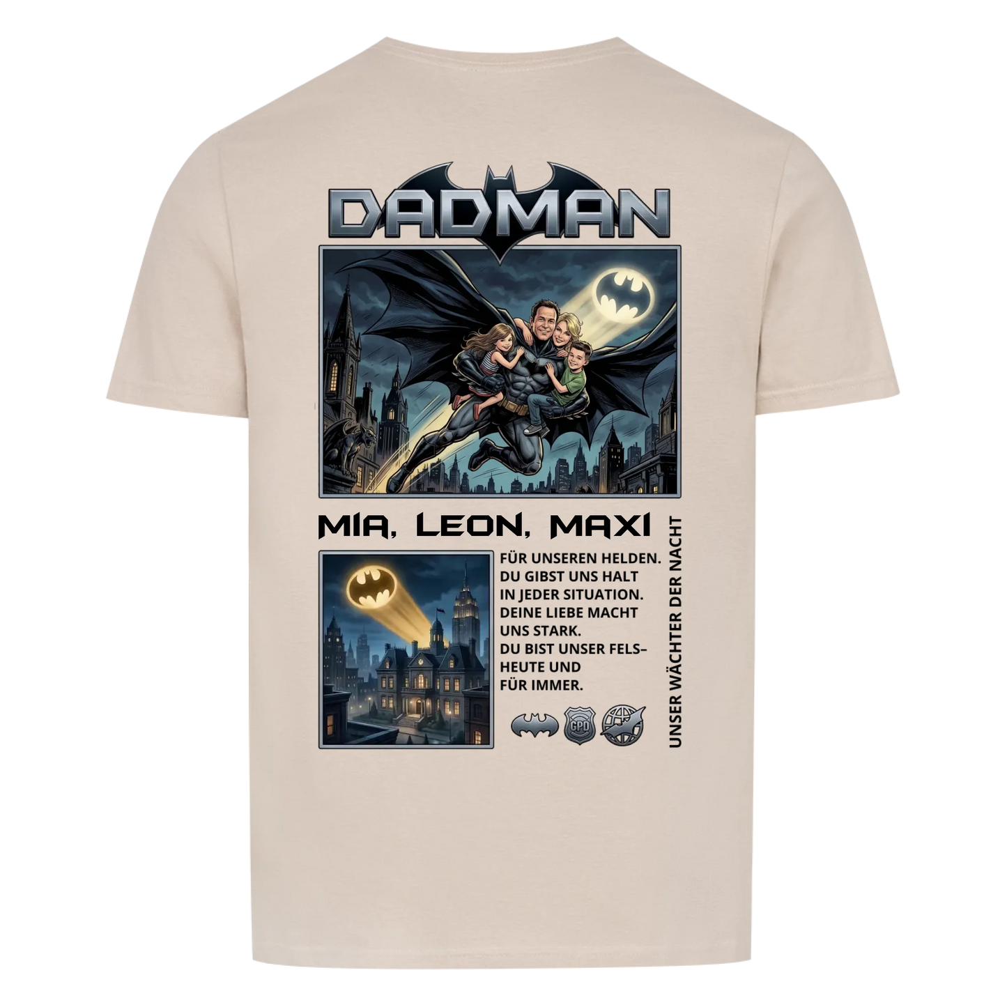 Dadman- Backprint personalisiert