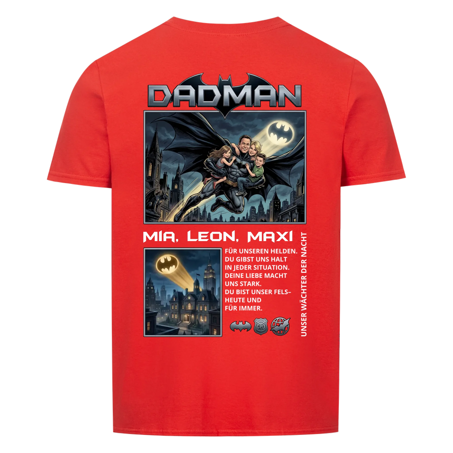 Dadman- Backprint personalisiert