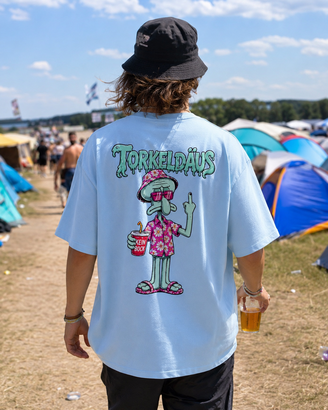 Torkeldäus 2 (Backprint) Oversized Shirt