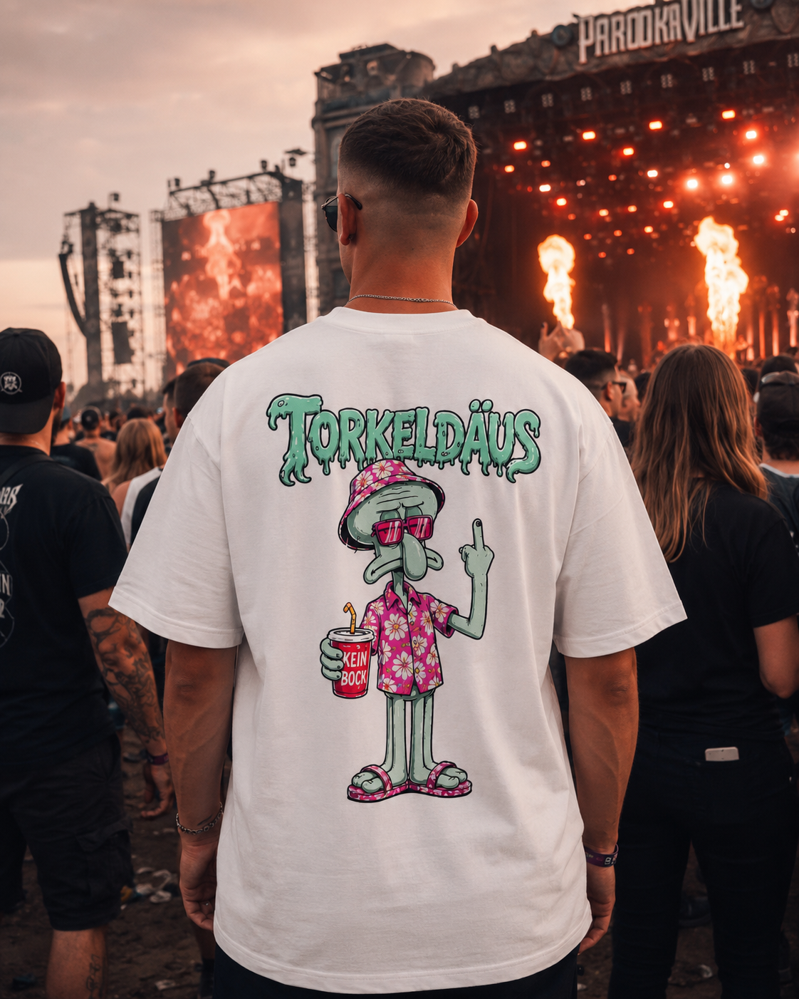 Torkeldäus 2 (Backprint) Oversized Shirt