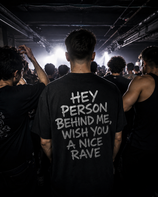 Nice Rave (Backprint) Oversized Shirt