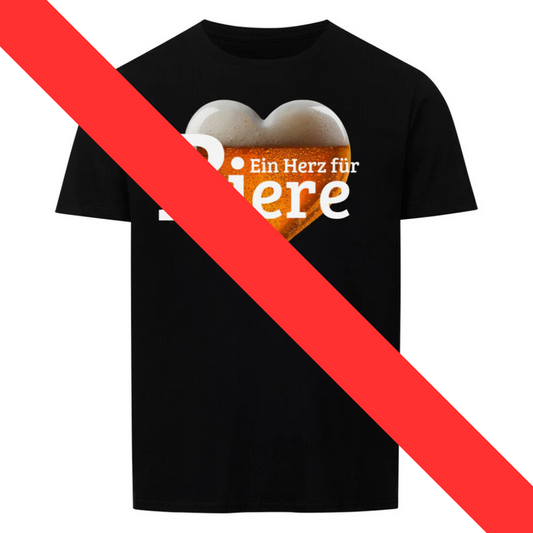 Ein Herz für Biere- T-Shirt Unisex