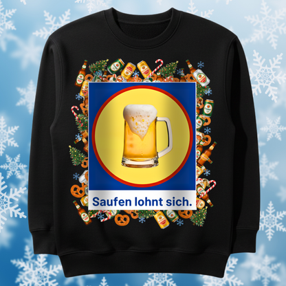 Saufen lohnt sich- Christmas Sweater