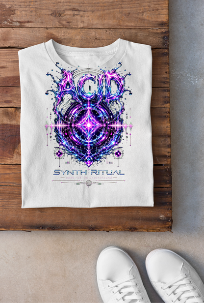 Acid Synth Ritual Backprint - Weiss