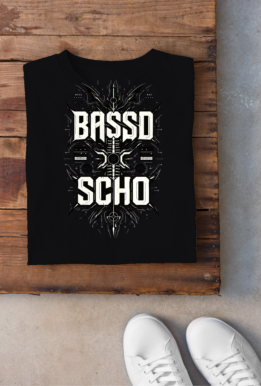 BASSD SCHO Backprint - Schwarz