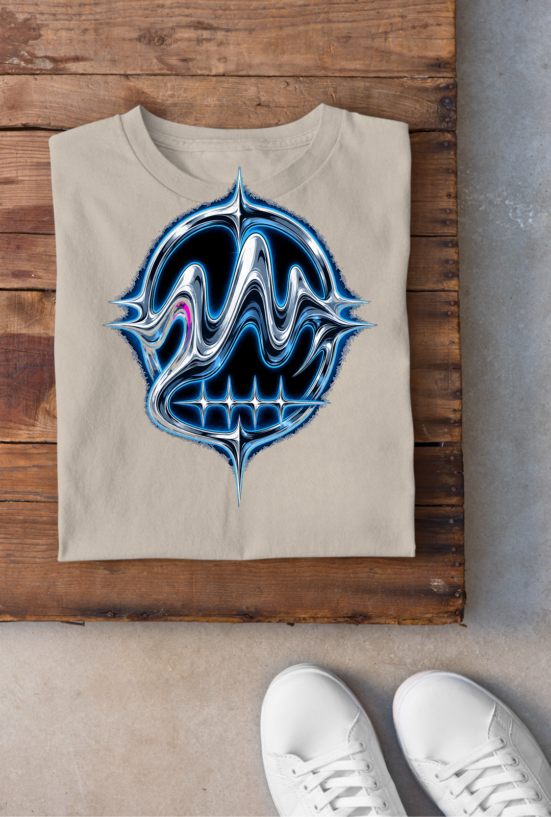 Chrome Wave Rave (Backprint)