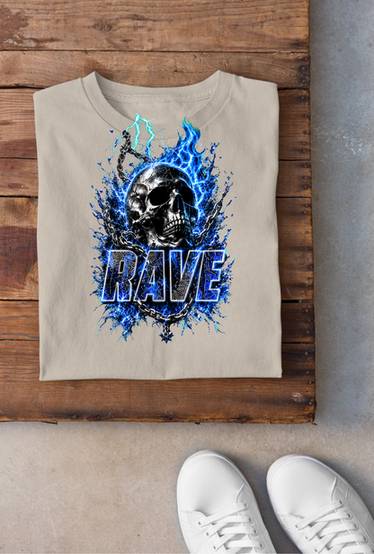 Chrome Skull Rave (Backprint)