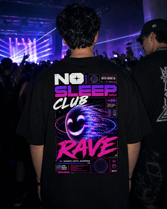 No Sleep Club Backprint Lifestyle - Rave
