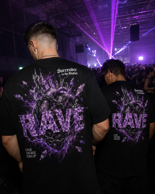 RAVE RITUAL Schwarz Rave Backprint