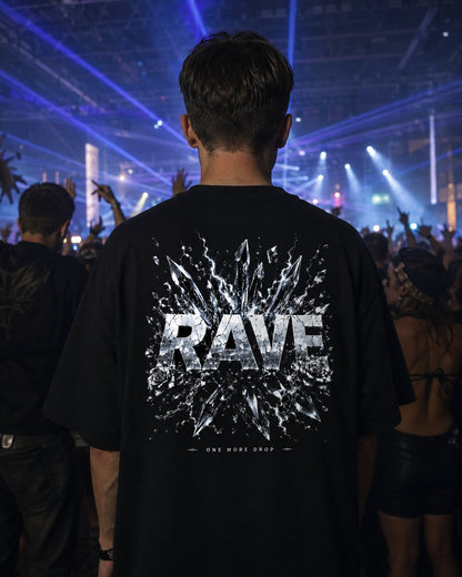 Shattered Glass Rave Backprint Lifestyle - Rave