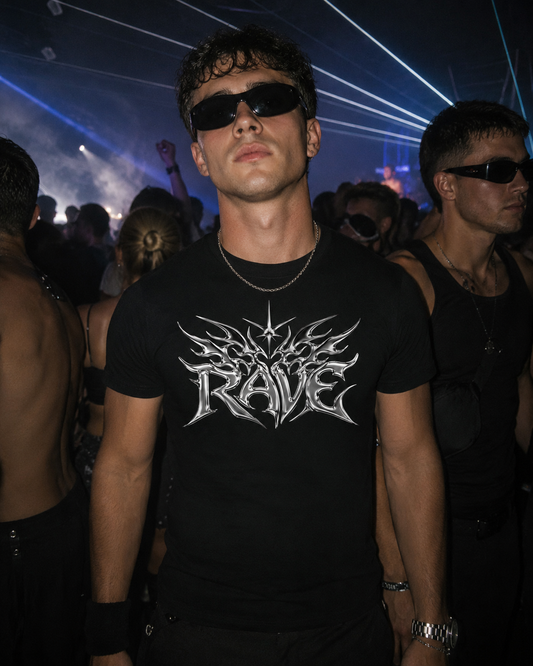 Silver Rave T-Shirt Unisex Lifestyle