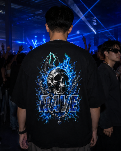 Skull Rave Backprint Lifestyle - Rave