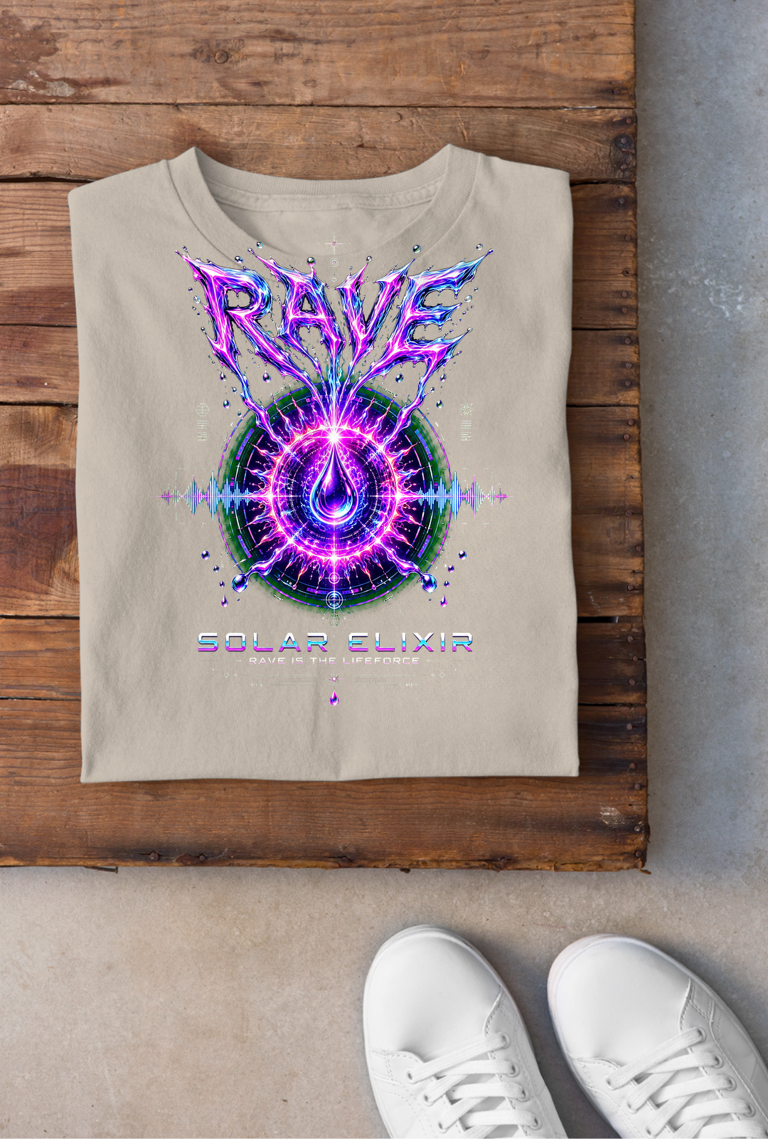 Solar Elixir Backprint - Sand