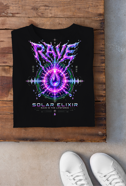 Solar Elixir Backprint - Schwarz